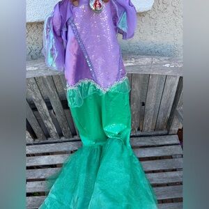 Prince Enchanted Mermaid Costume - Purple and Green